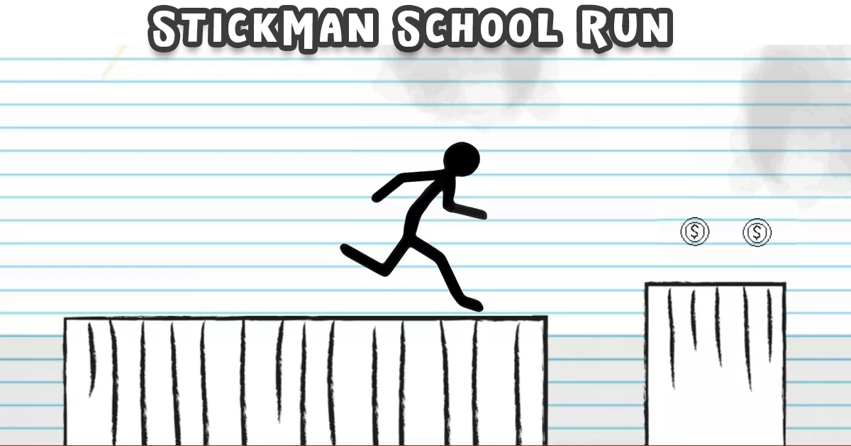 Captura de pantalla del gameplay de Stickman School Run